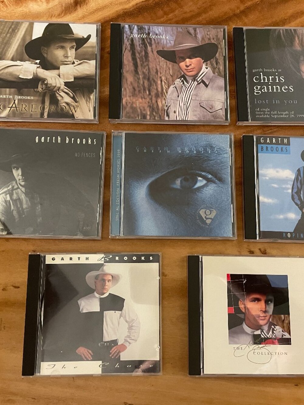 Garth Brooks CD Lot 8 Albums Chris Gaines Lost In You CD Single Country Music